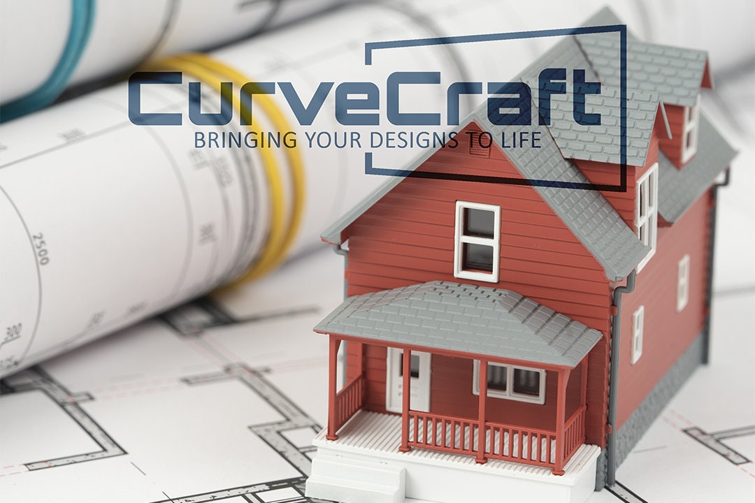 Custom 3D Printed House Model - Architectural Miniature Replica