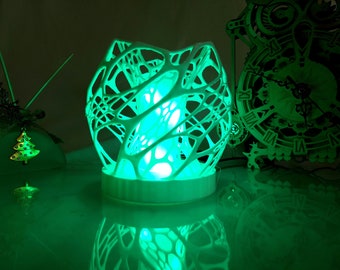 Handmade desk lamp 3d printed