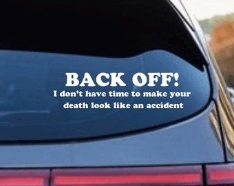 Back Off (with Photos) | Etsy