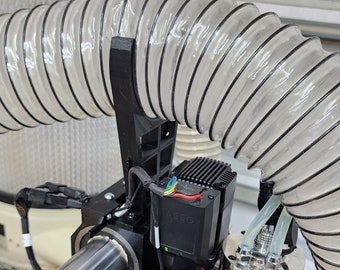 Onefinity CNC Elite 4" Hose Bracket TWO Versions STL file