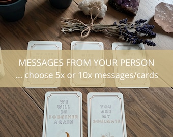 Love Messages Tarot Reading: Feelings and Thoughts Oracle
