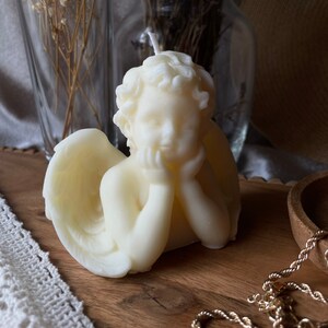 Angel Soy Candle | Handmade | Natural Soy Wax Candle | Modern Trendy Candles | Aesthetic | Home Decor | Mothers Day Gift | House Warming