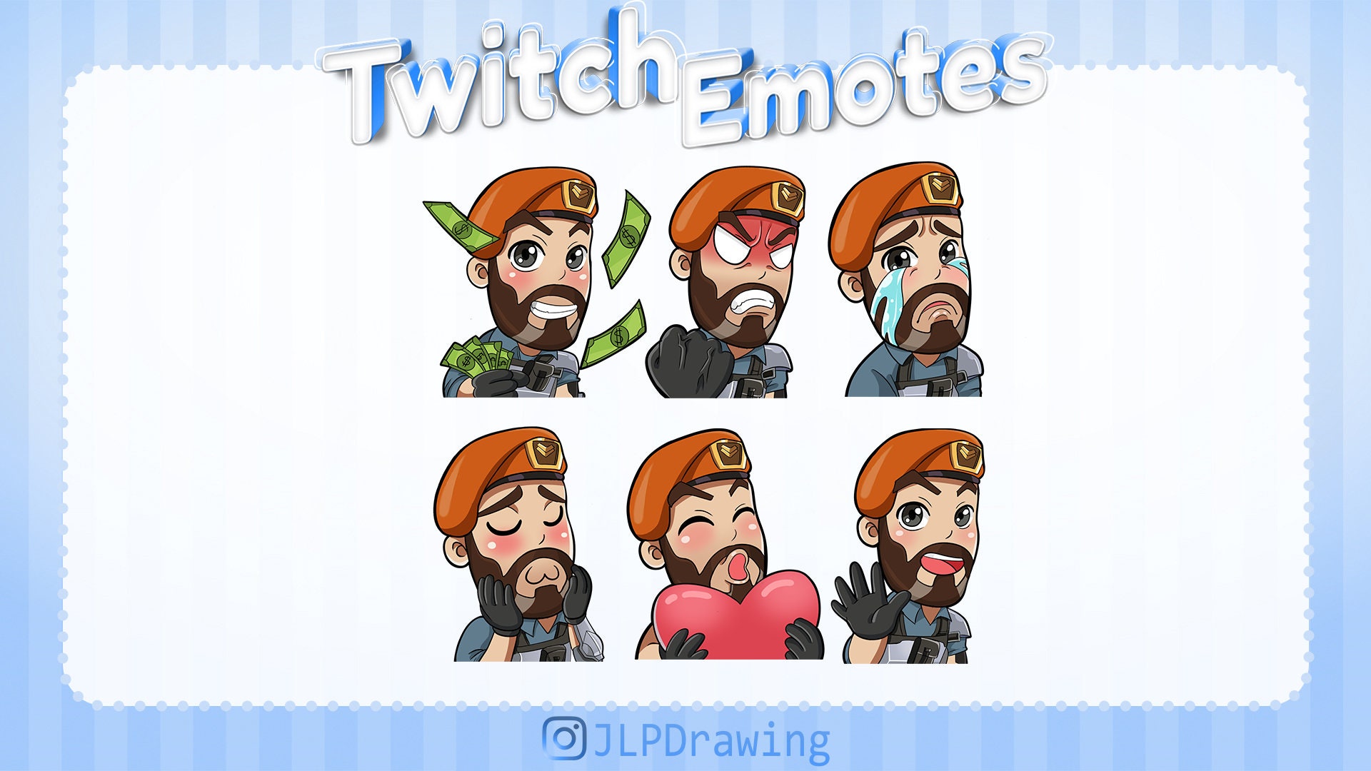 Cute Brimstone Valorant Emotes Twitch Youtube Discord - Etsy UK