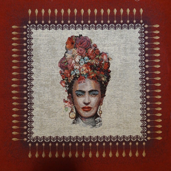 Jacquard square Tapestry panel for bag or cushion furnishings home decor