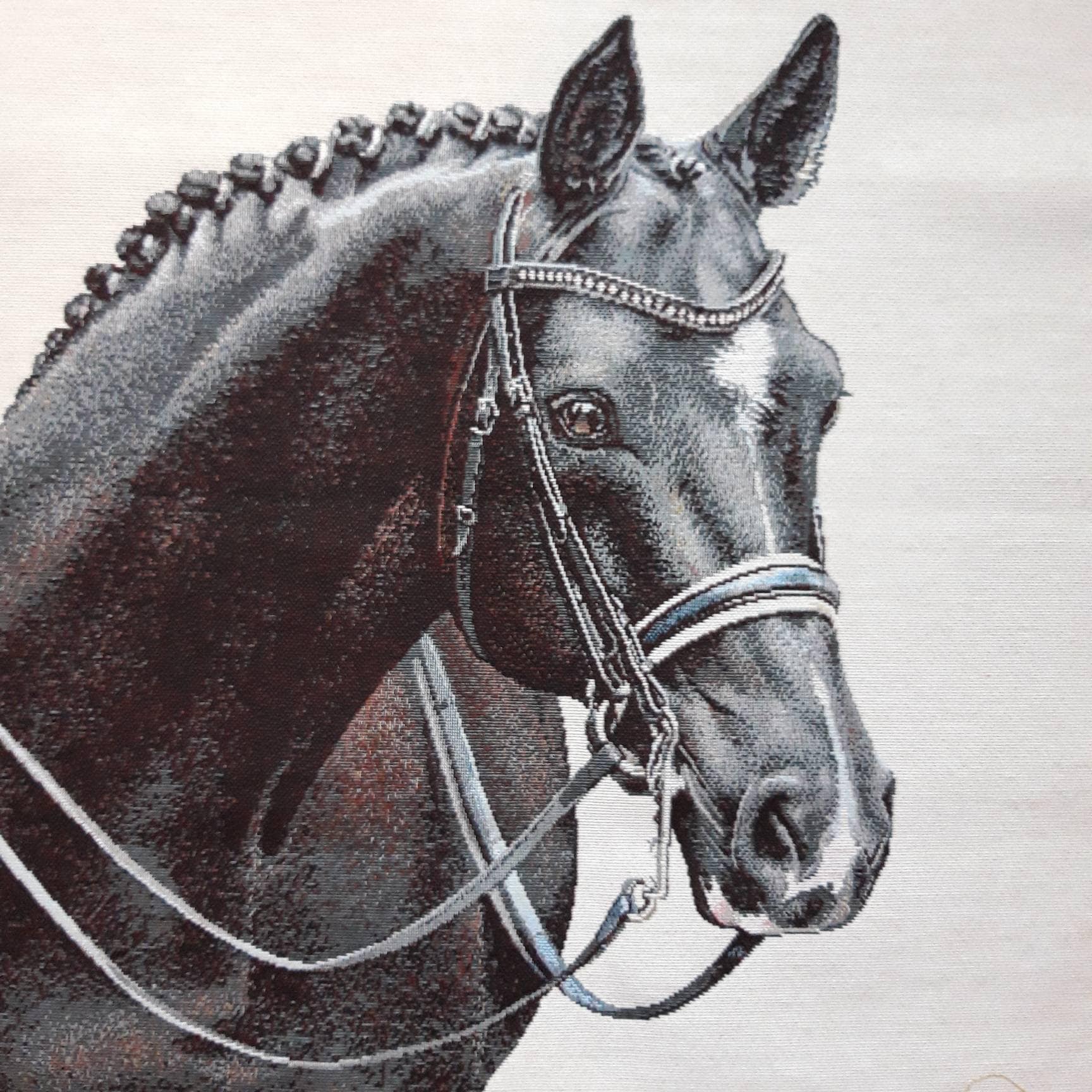 Carre Jacquard, Panneau Tapisserie, Pour Sac ou Coussin, Ameublement, Déco Maison