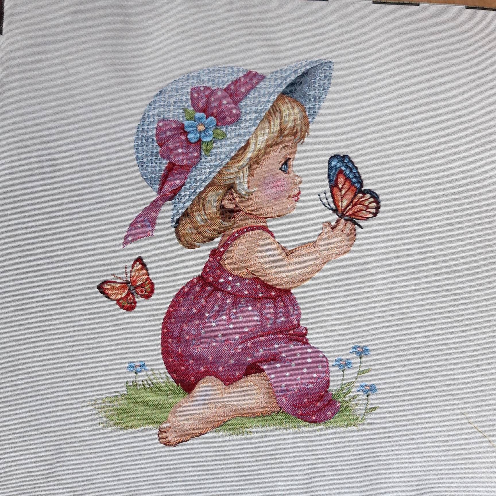 Carre Jacquard, Panneau Tapisserie, Pour Sac ou Coussin, Ameublement, Déco Maison