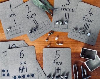 1-10 counting cards: maths resource for the early years
