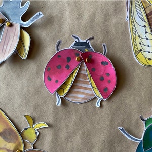 Paper Structured Insects Mechanical Paper Insects: Construct 5-10 of Your Own Movable Insects - Etsy