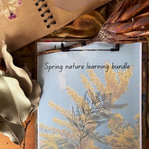 Paquete de aprendizaje sobre la naturaleza en primavera