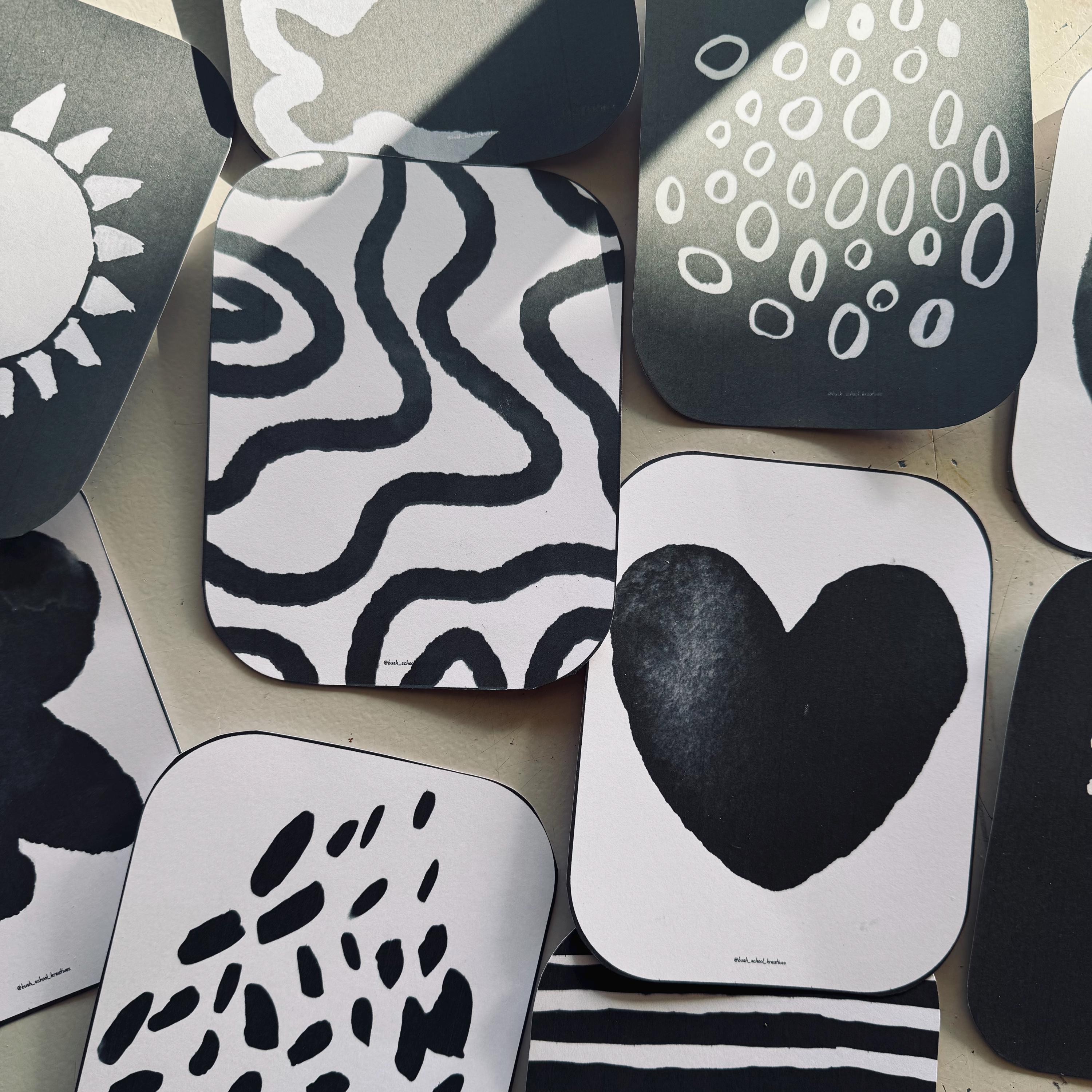 High Contrast Large Flash Cards - Etsy