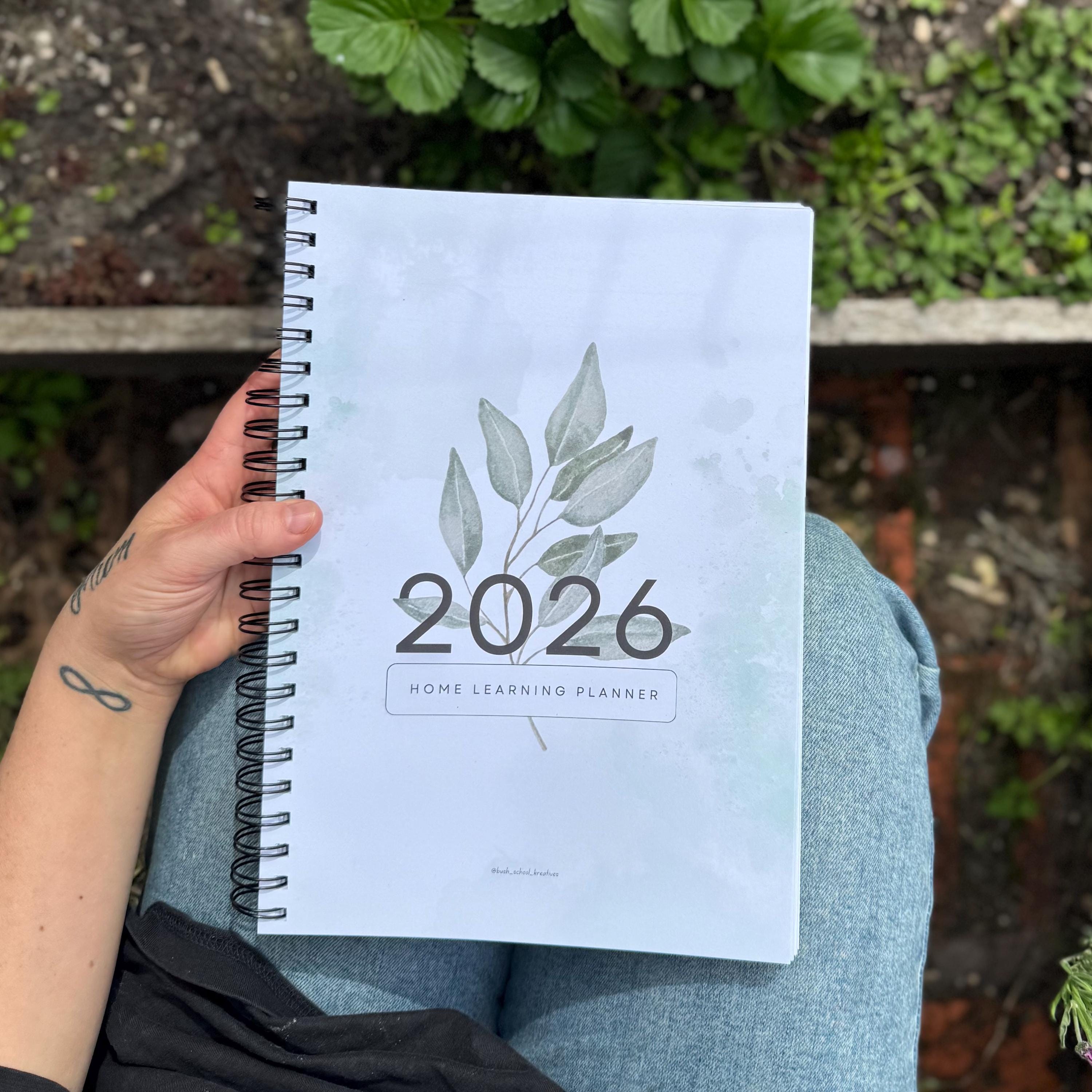Bureaukalender 2026, bureaukalender 2025-2026 planner - draadbindende