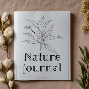 Nature journal, activity book