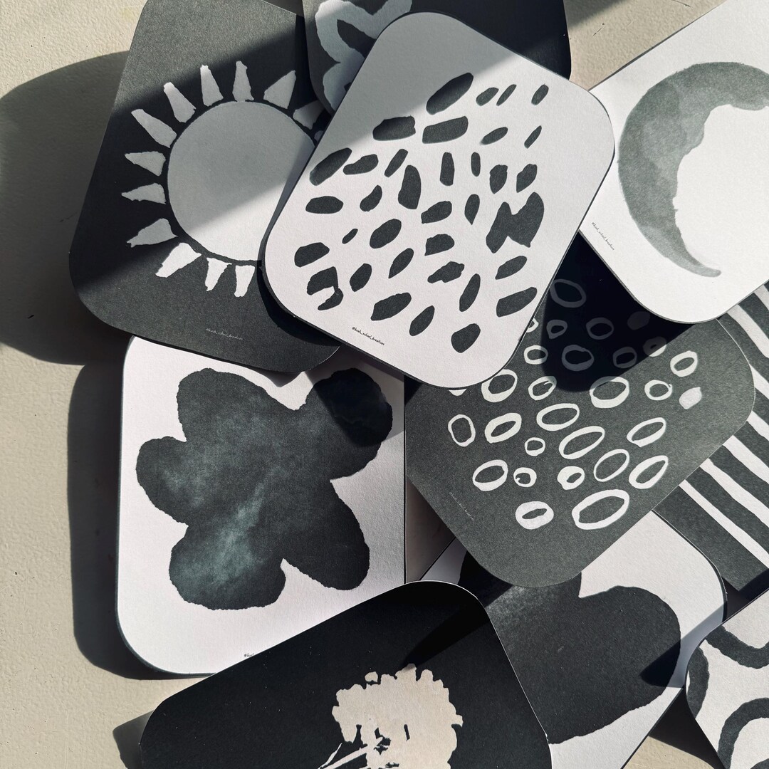 High Contrast Large Flash Cards - Etsy