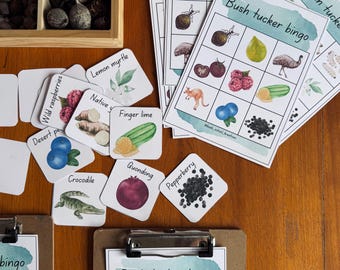 Bush Tucker bingo: play bingo with Australian bush Tucker