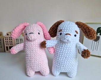 Small long dog pattern. Create your own super cute small long dog amigurumi. Amigurumi pattern. Available in Dutch and English. Pattern-only