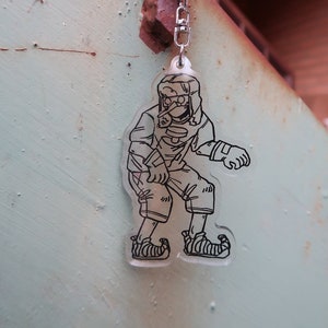 dorohedoro invisible fujita acrylic charm