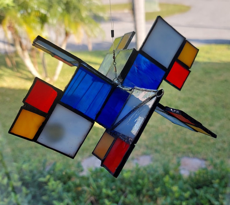 Spinner SP9 Stained Glass Suncatcher Etsy