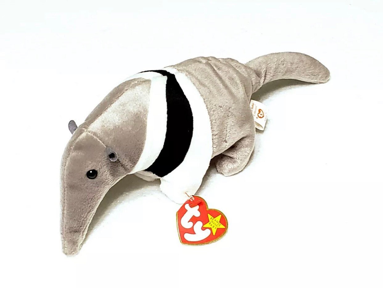 RARE VINTAGE TY Beanie Baby Ants The Anteater 1998 Retired Etsy