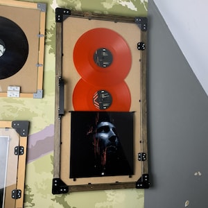 Vinylram med fönster | MÖRK VERSION