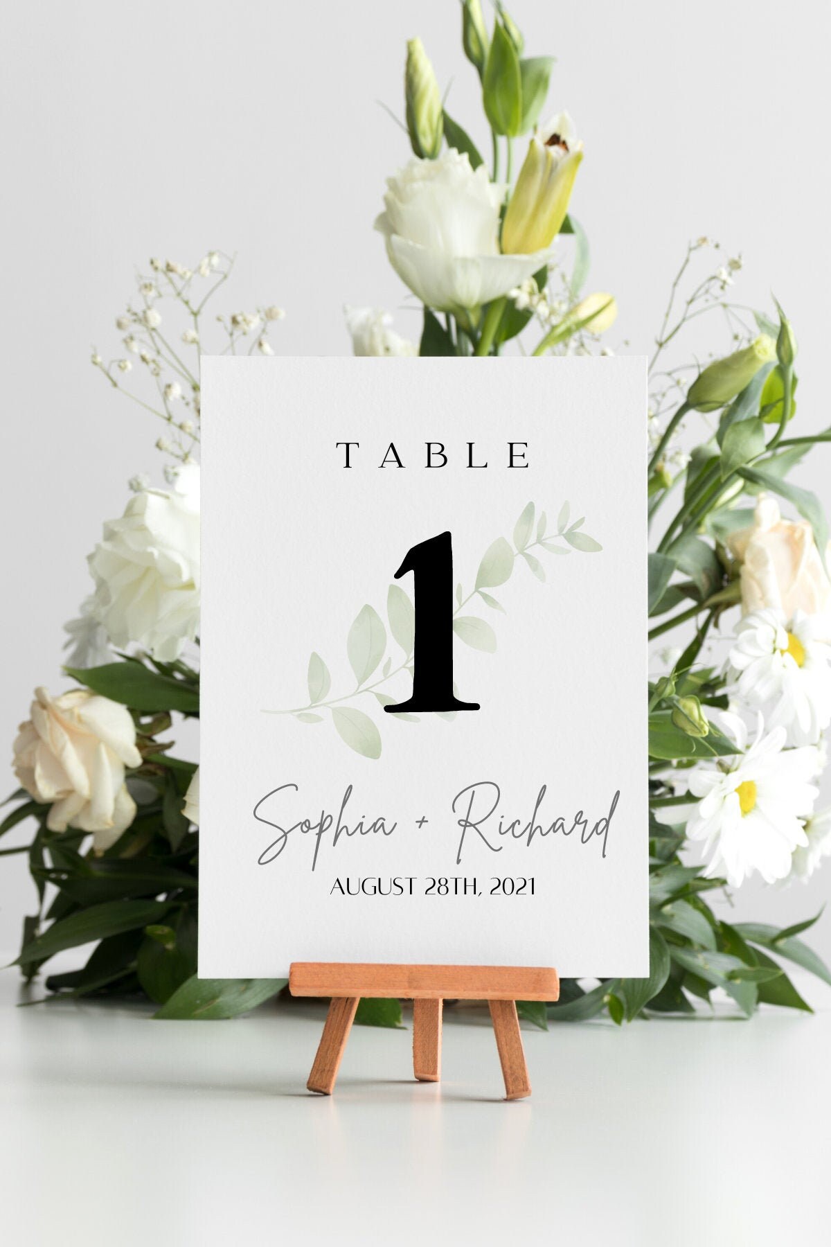 4x6 Customizable Table Numbers Instant Download Printable - Etsy