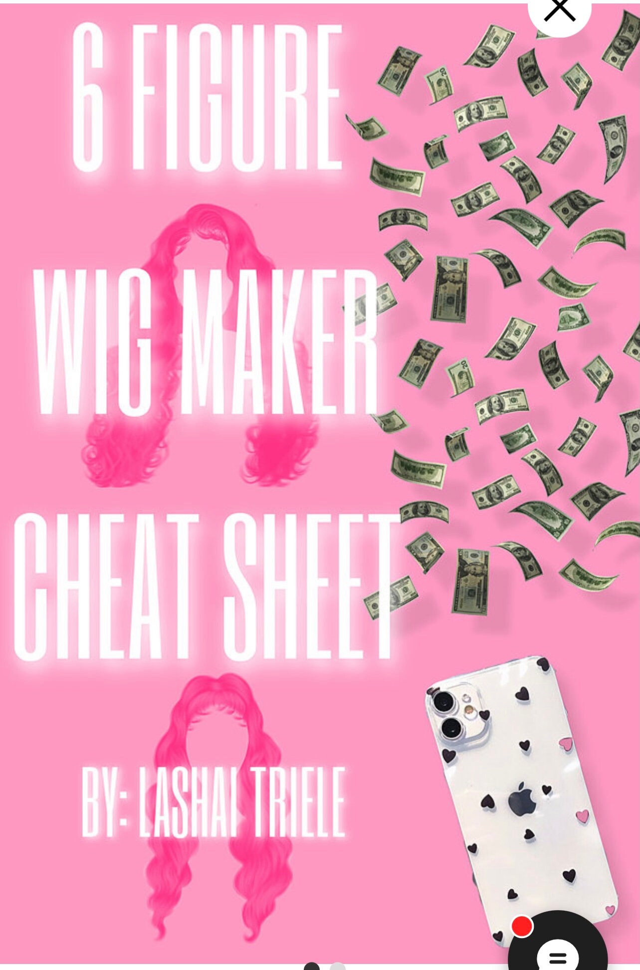 6 Figure Wig Maker Cheat Sheet Hair Vendors Etsy
