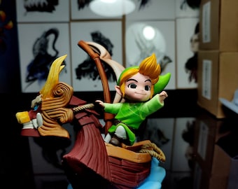 Link en Barco The Legend of Zelda: The Wind Walker