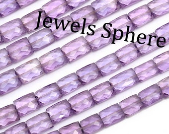 AAA Quality Pink Amethyst Faceted Chewing Gum Shape Beads Briolettes, Natural Pink Amethyst Tablet Shape Beads Fancy Briolettes, SKU812