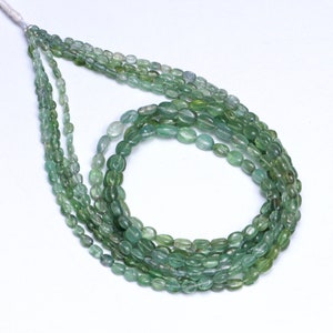 AA Quality Light Green Tourmaline Smooth Oval Beads, Tourmaline Oval Beads, Tourmaline Beads, Smooth Tourmaline Gemstone Beads, SKU1648