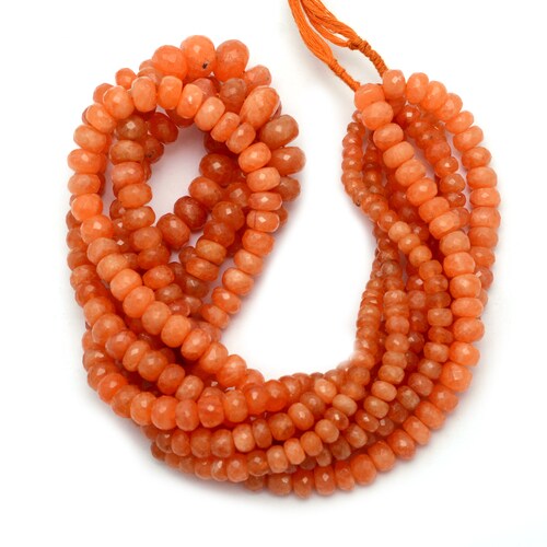 AA shops Quality Triplite Faceted Rondelle Beads, Faceted Rondelle Triplite Mala Beads, Natural Triplite Faceted Beads, Gemstone Beads, SKU1519