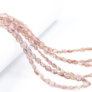 AA Quality Tourmaline Smooth Oval Beads, Plain Tourmaline Oval Beads, Natural Tourmaline Beads, Tourmaline Handmade Mala Beads, SKU1621