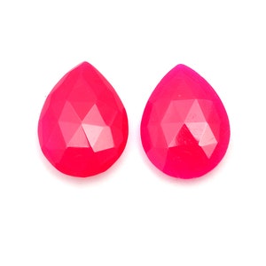 Chalcedony Faceted Pear Loose Gemstone, 15x20 mm, Chalcedony Loose Gemstone Pear, Earrings Pear Stone, Jewelry Making Gemstone Pear, SKU199