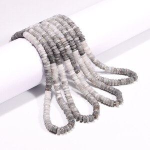 Natural Cat&#39;s Eye Smooth Tyre Beads, Cat&#39;s Eye Heishi Beads, Cat&#39;s Eye Wheel Beads, Coin Beads, Jewelry Making Gemstone Beads, SKU2207