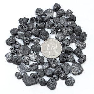 AA Quality Black Diamond Raw Gemstone, Black Diamond Rough Gemstone, Black Diamond Loose Gemstone, Black Diamond Undrilled Gemstone SKU1602