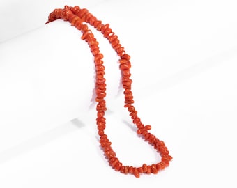 AA Quality Red Coral Nuggets Beads, Smooth Unshaped Bead, Jewelry Making Gemstone, SKU2467