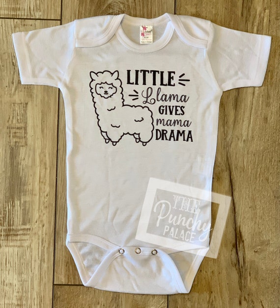 Little Llama Gives Momma Drama Baby Full Outfit Set Toddler Full Outfit Set Trendy Baby Clothes Dramatic Mean Girls Baby Clothing Set Etsy Canada