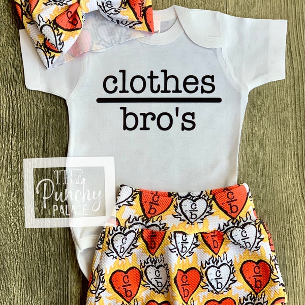 Baby Full Outfit Set / Toddler Full Outfit Set / Trendy Baby Clothes / Clothes Over Bros OTH  Baby Clothing Set