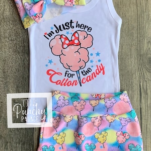 Baby Full Outfit Set / Toddler Full Outfit Set / Trendy Baby Clothes /  Disney Cotton Candy Baby Clothing Set