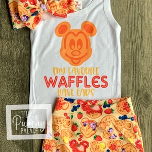 Baby Full Outfit Set / Toddler Full Outfit Set / Trendy Baby Clothes /  Disney Waffles Baby Clothing Set