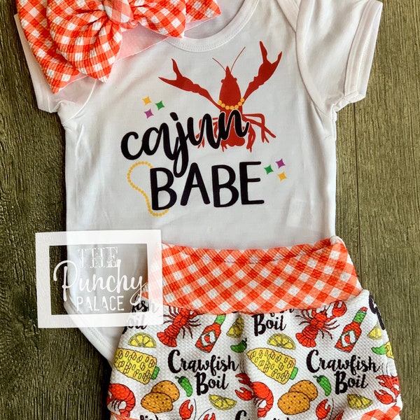 Baby Full Outfit Set / Toddler Full Outfit Set / Trendy Baby Clothes / Cajun Baby Clothing Set