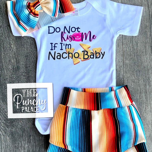 Baby Full Outfit Set / Toddler Full Outfit Set / Trendy Baby Clothes /  Designer Baby Clothing /  Nacho Baby Clothing Set