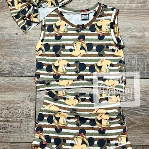 Animal Kingdom Halter Baby Full Outfit Set / Toddler Full Outfit Set / Trendy Baby Clothes / Trendy Disney Clothing Set