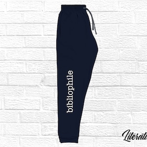 Book Sweatpants Bibliophile Joggers Bookish Sweatpants Gift for Reader Joggers Reading Sweatpants Booktok Apparel Bookstagram Merch Comfy