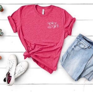 Shirt Spice Girl Pocket Bookish T-Shirt Gift for Reader T Shirt Book Lover Tshirt Reading Shirt Smut Reader Gift Spicy Booktok Shirt Bookish