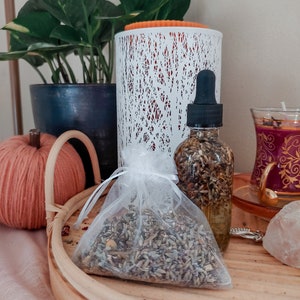 Dream Bundle- Dream Bags, Sleepy Time Oil, Herbal Therapy, Sleep Divination, Gift