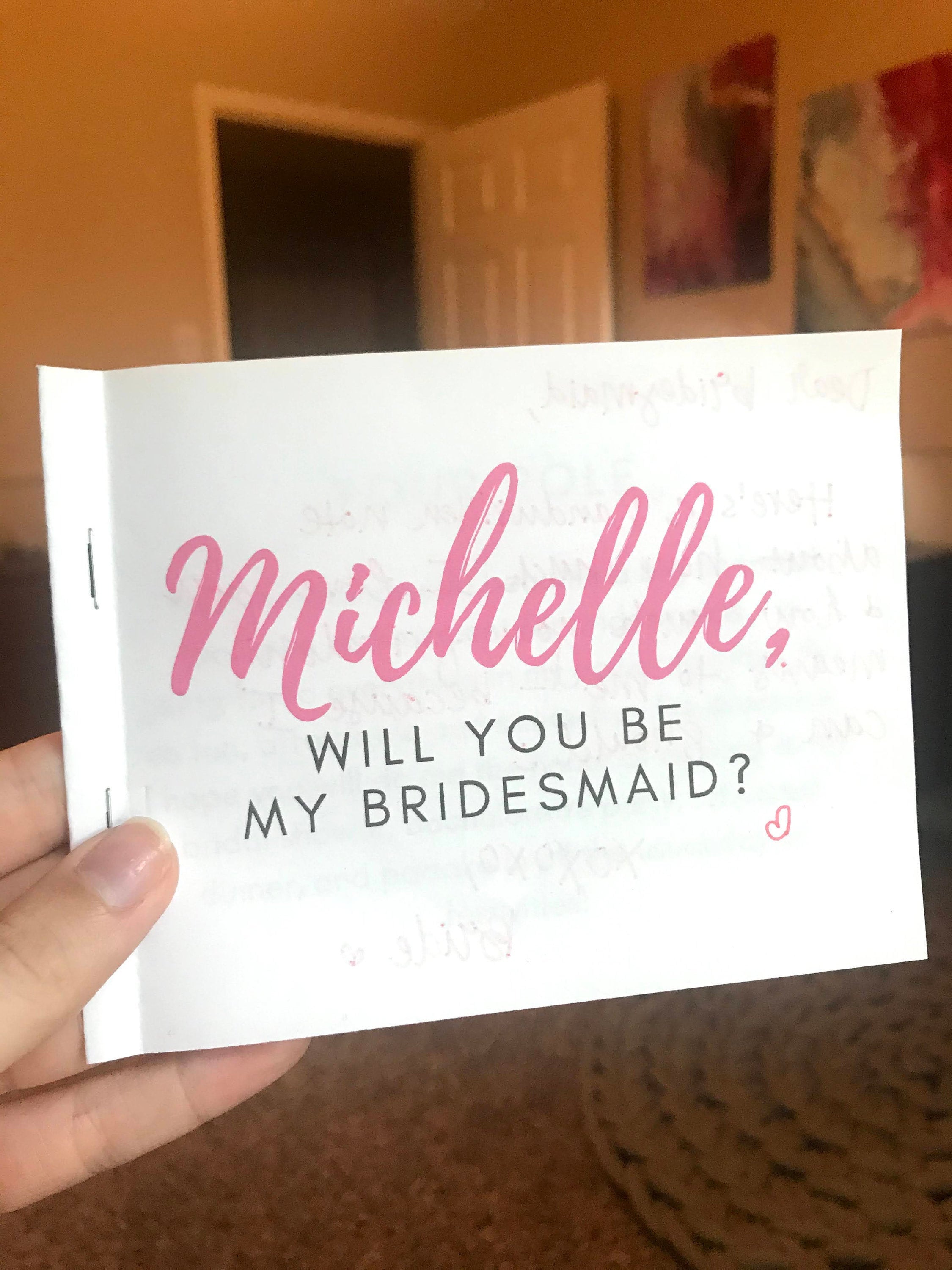 Printable Bridesmaid Proposal Booklet - Etsy