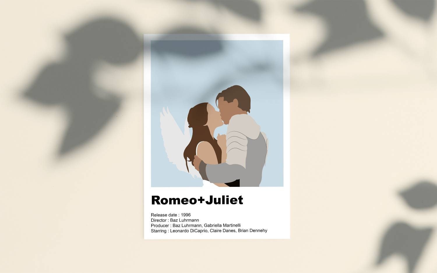 Affiche Du Film Romeo + Juliet Pour Decoration Minimaliste