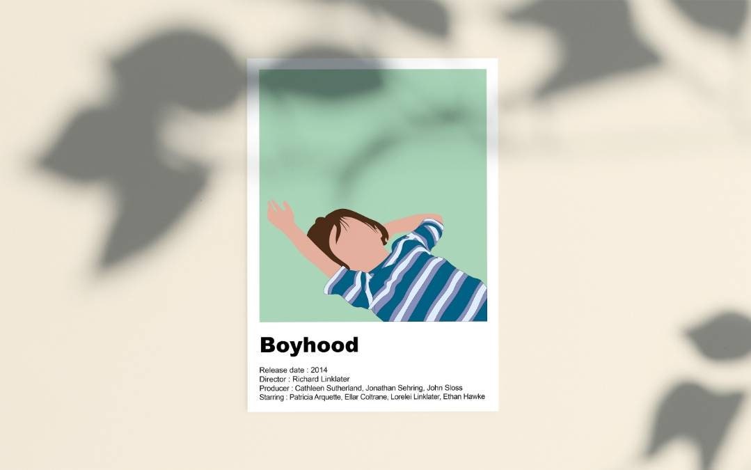 Affiche Du Film Boyhood Pour Decoration Minimaliste