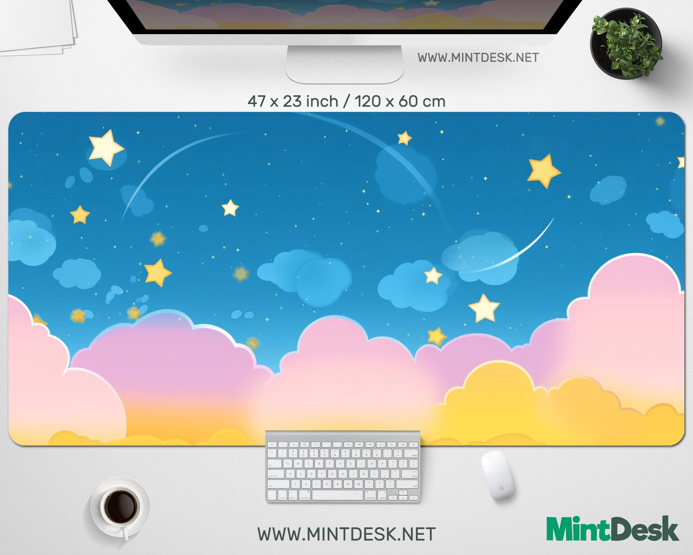 AzurePads Space Gamer deskpad