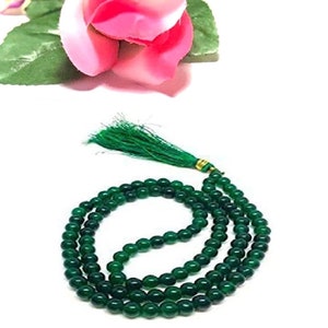Emerald stone mala online