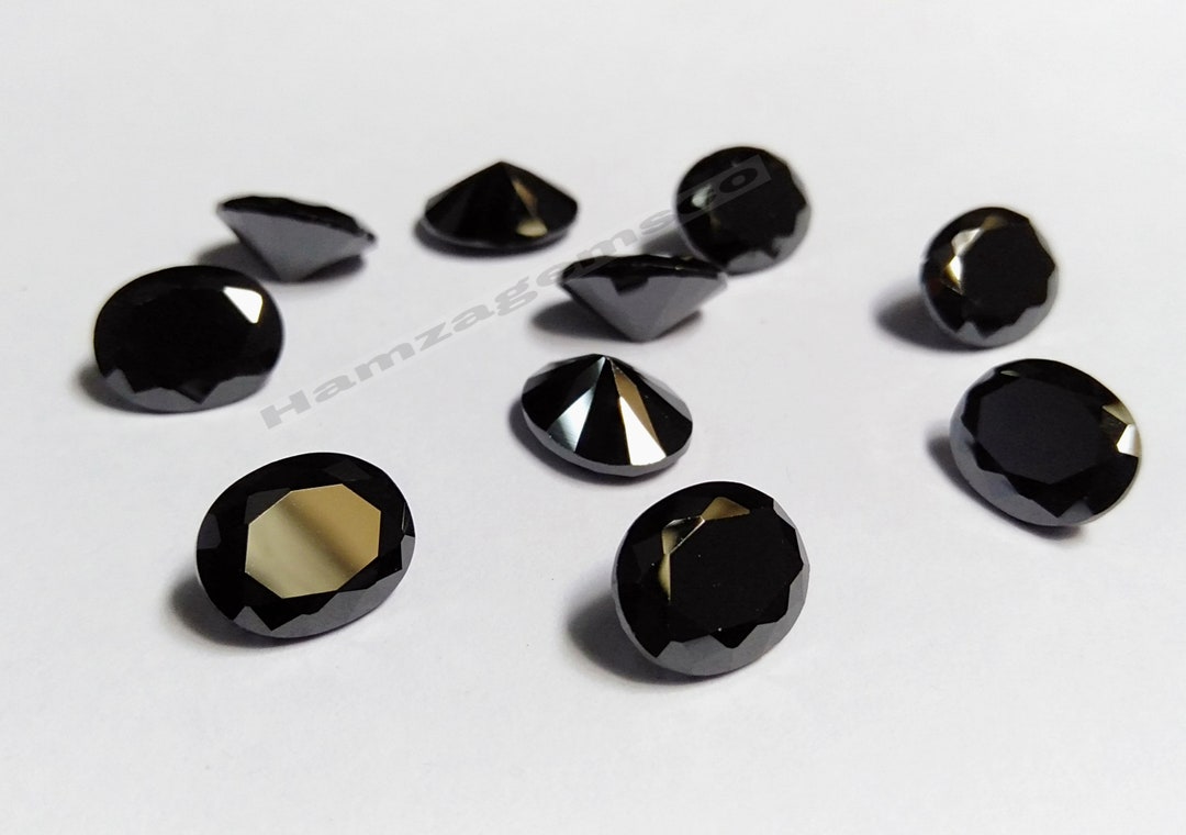 Cubic Zirconia AAA Quality Cubic Zirconia Oval Shape Black Color CZ Loose Stones 2x4mm 15x20mm